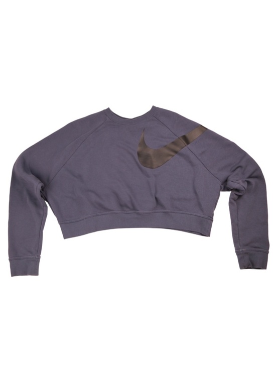 Nike Tops - Nike Dri-FIT Blue Cropped Sweatshirt Medium